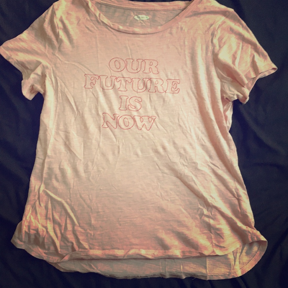 Pale Pink Graphic T-Shirt